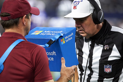 Microsoft NFL Surface Instant Replay